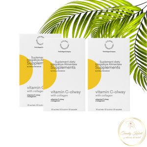Zestaw - Witamina C z kolagenem 2+1
